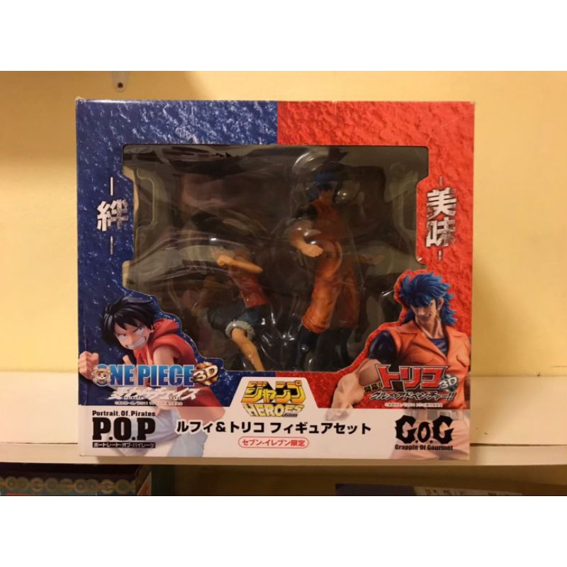 ฟิกเกอร์ของแท้ 🇯🇵 Limited Edition 7-11 P.O.P&G.O.G Monkey D Luffy & Toriko Figure set