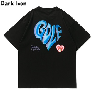 เสื้อแฟชั่นผญ Tee แฟชั่นยูนิเซ็กซ์ ◑▩▥เสื้อยืดพิมพ์ลาย Dark Icon สำหรับผู้ชายผู้หญิง เสื้อยืดวินเทจ