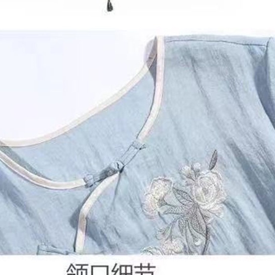 Lotus FASHIONSHOP เสื้อเบลาส์ ปักลาย สไตล์วินเทจ พลัสไซซ์ สําหรับผู้หญิง CAL1371 - คอลเลกชันใหม่ - รูปที่ 5