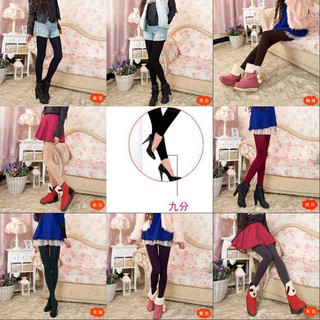 กางเกงเลกกิ้งกันหนาว คุณภาพดี Women Autumn Winter Leggings