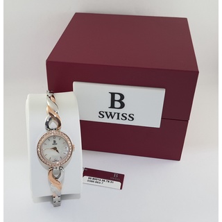 นาฬิกา B SWISS WOMENS 00.900014.35.79.31 SWISS QUARTZ พร้อมกล่อง (ใหม่)