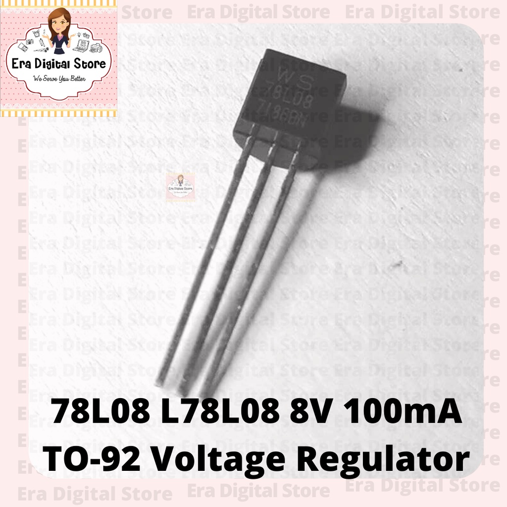 L78L08 78L08 8V 100mA TO-92 เครื่องปรับแรงดันไฟฟ้า