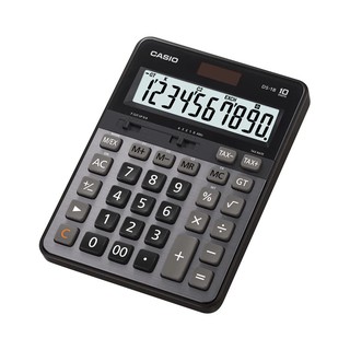 Casio Calculator เครื่องคิดเลข  คาสิโอ รุ่น  DS-1B แบบทนทาน สีปุ่มตัวเลขไม่เลือน 12 หลัก สีดำ