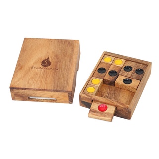 SiamMandalay Setting Sun 4.25" Wooden Game  เกมไม้ ฝึกสมอง เสริมทักษะ