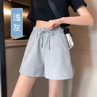 🚀พร้อมส่ง🚀ราคาถูกที่สุด💫M-3XL✨กางเกงขาสั้นผู้หญิง สไตส์เกาหลี ผ้านิ่มใส่สบาย กางเกงวอร์ม(ไม่มีกระเป๋า)