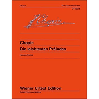 CHOPIN Die Leichtesten Preludes (for Piano) Partitura – 15 Mayo 2012 (UT50275)