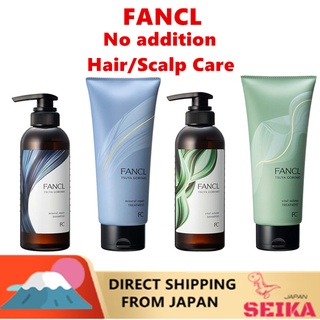 Japan FANCL  TSUYA GOROMO Shampoo 350ml Treatment 250g Vital Volume(Green) Mineral Reapir (Blue)  ญี่ปุ่น   FANCL สึยะ โกโรโมะ   แชมพู 350ml ทรีทเม้นต์ 250g ปริมาณที่สำคัญ (สีเขียว) แร่รีเพียร์ (สีน้ำเงิน)