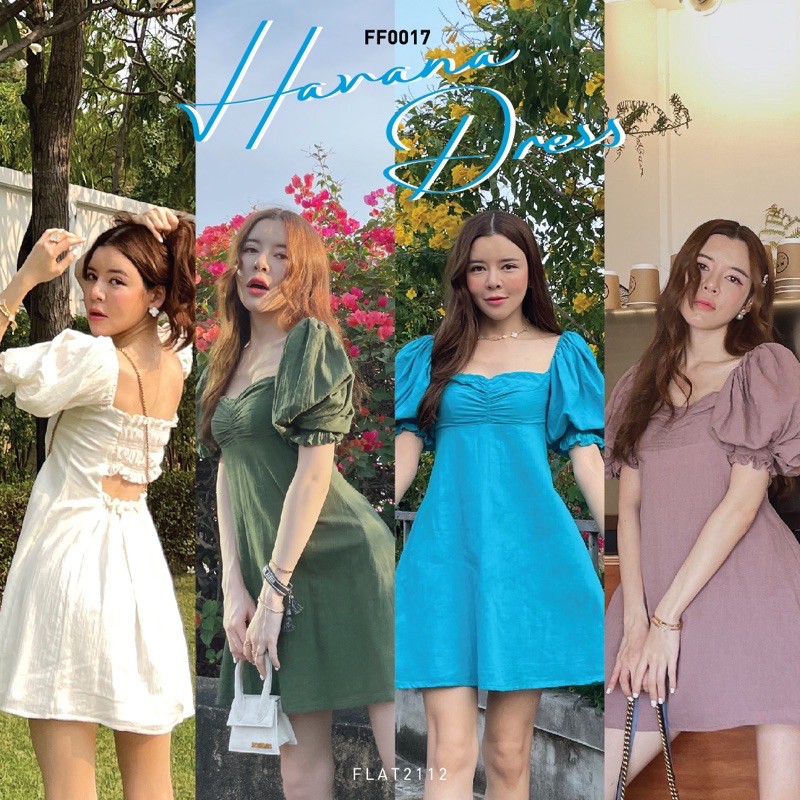 FLAT2112 FF0017 : HAVANA DRESS - flat2112 - ThaiPick
