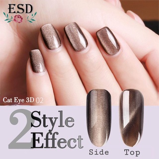 สีทาเล็บเจล Milan สีแม่เหล็กตาแมว สามมิติ Cat Eye 3D Colors Series Nail Gel Polish  ขนาด 15 ml.