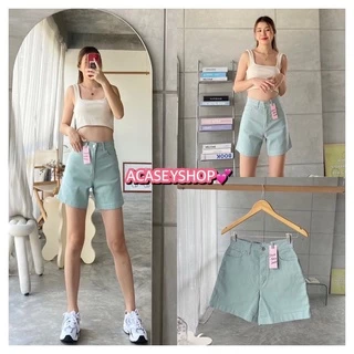 Acasey กางเกงยีนส์ผู้หญิง ขาสั้น ทรงBasic ผ้ายืด Chuu-5 kg summer collection รุ่น Chu ขาสั้น