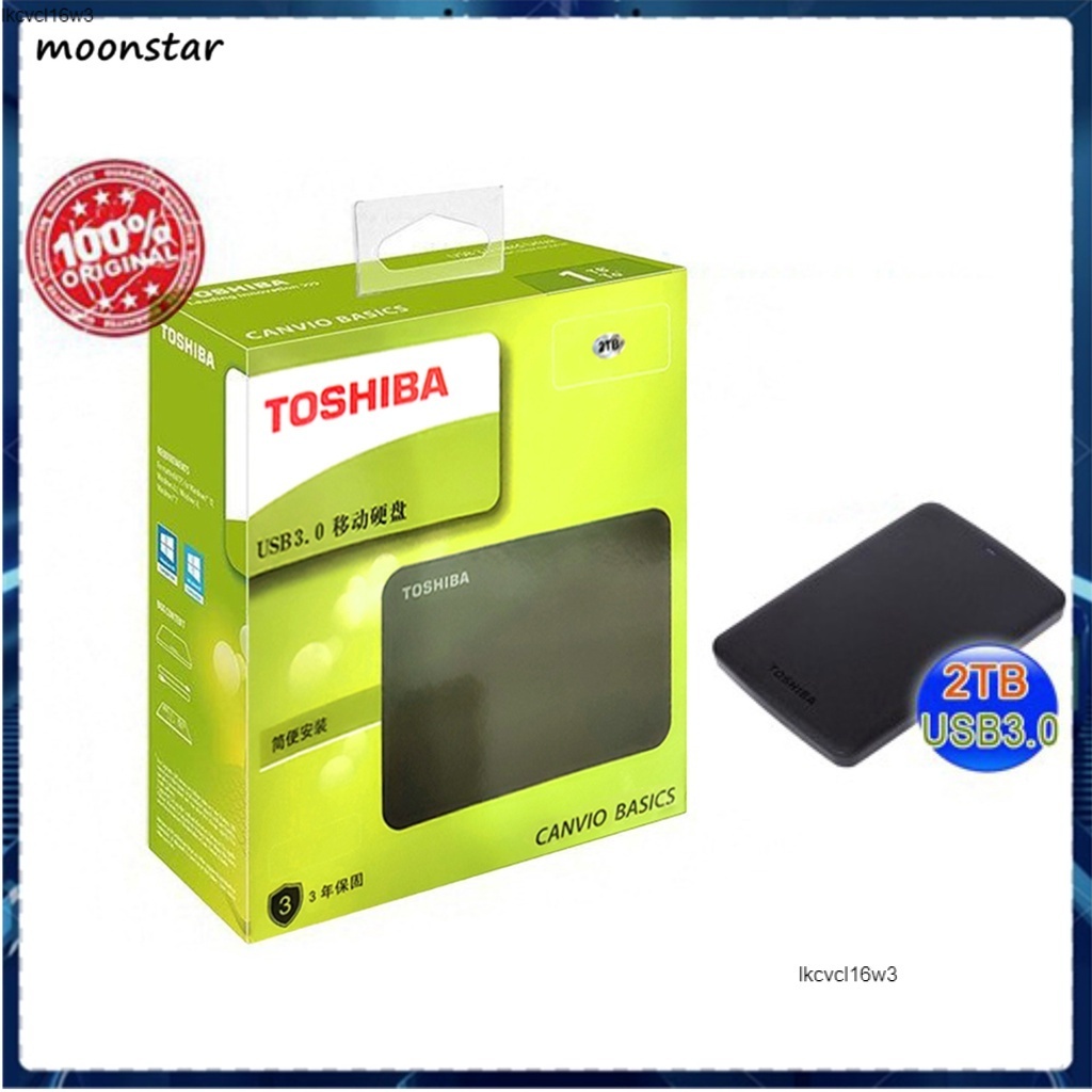 ≮≯ Online TOSHIBA 500GB/1TB/2TB High Speed USB 3.0 External Hard Disk Drive for PC Laptop