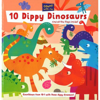 หนังสือภาษาอังกฤษสำหรับเด็ก :: 10 Dippy Dinosaurs