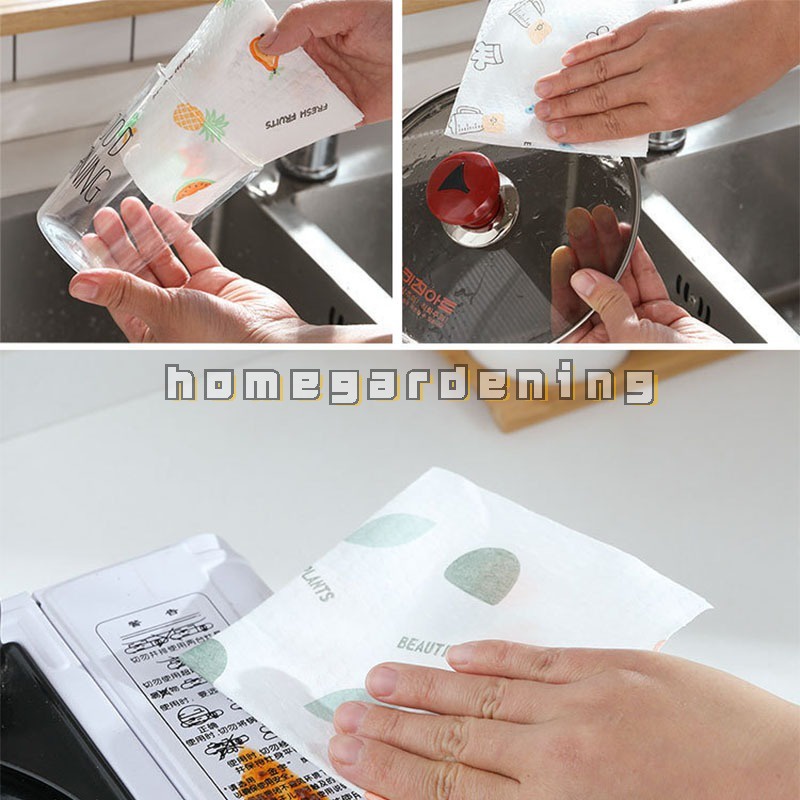 ม้วนผ้าขนหนู ออร์แกนิก แบบใช้แล้วทิ้ง สําหรับห้องครัว จํานวน 50 ชิ้น ต่อม้วน - รูปที่ 4