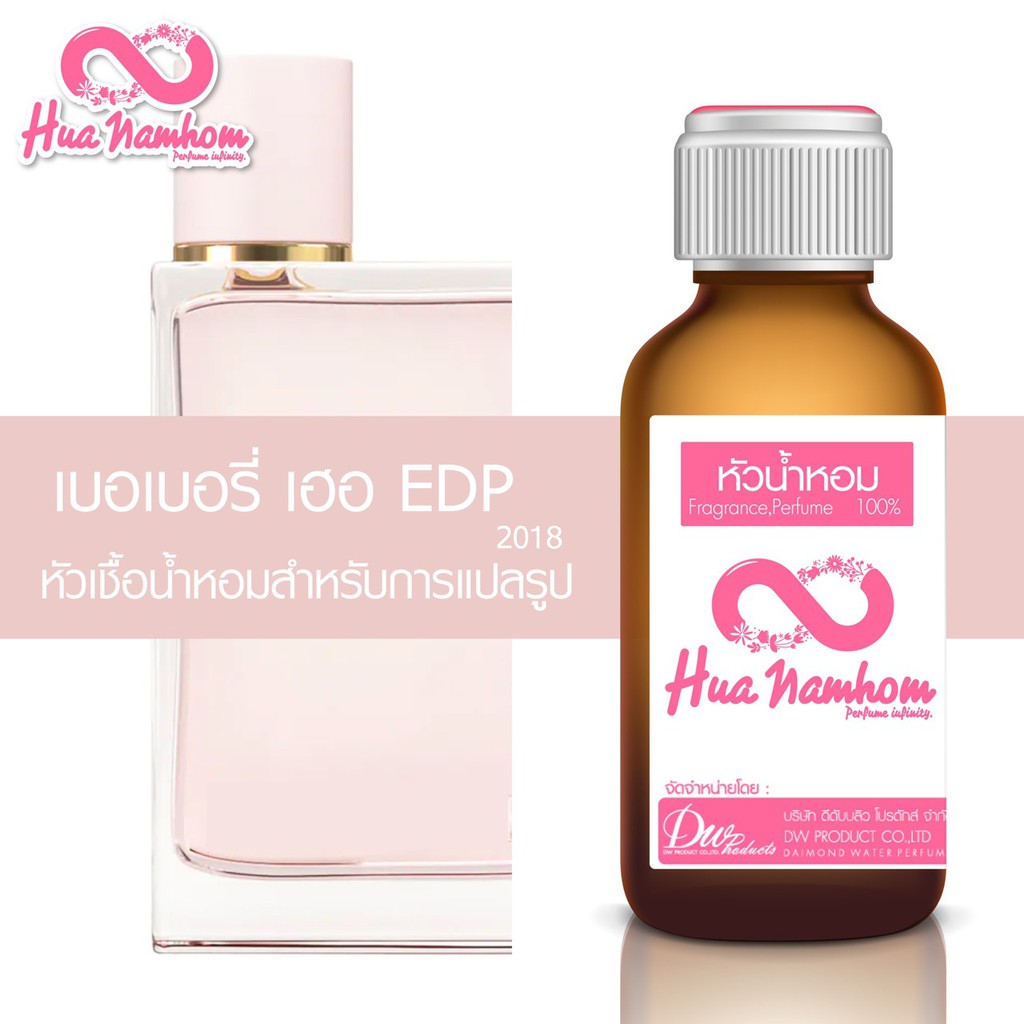 หัวน้ำหอมกลิ่นโคลน  เบอเบอรี่ เฮอ EDP Y2018 หัวน้ำหอมแท้100%
