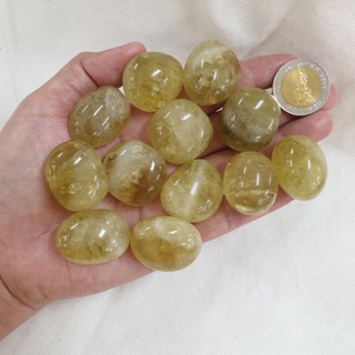 หินก้อนเลมอนควอตซ์ หินควอตซ์ ก้อนละ150 เลมอนควอตซ์(Lemon quartz)