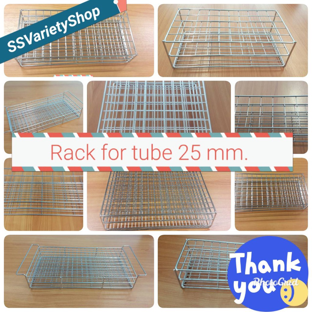 แร็คใส่หลอดทดลอง ศก. 25 มม. Test Tube Rack for tube dia. 25 mm. (SSR27-xxxx)