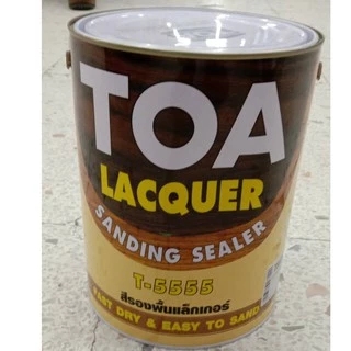 TOA รองพื้นแลคเกอร์ T-5555 แซนดิ้ง ซิลเลอร์ อุดเสี้ยน 3.785 ลิตร Lacquer Sanding Sealer ทีโอเอ