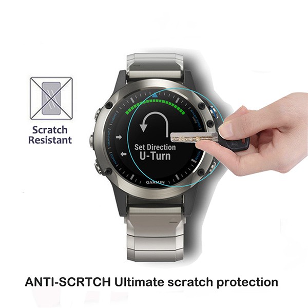 Garmin Quatix 8/7 Pro/6/5 9H กระจกนิรภัยระดับพรีเมียม