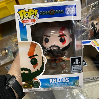 Funko POP 269 25 154 God of War Kratos โมเดลฟิกเกอร์ ของเล่นสําหรับเด็ก