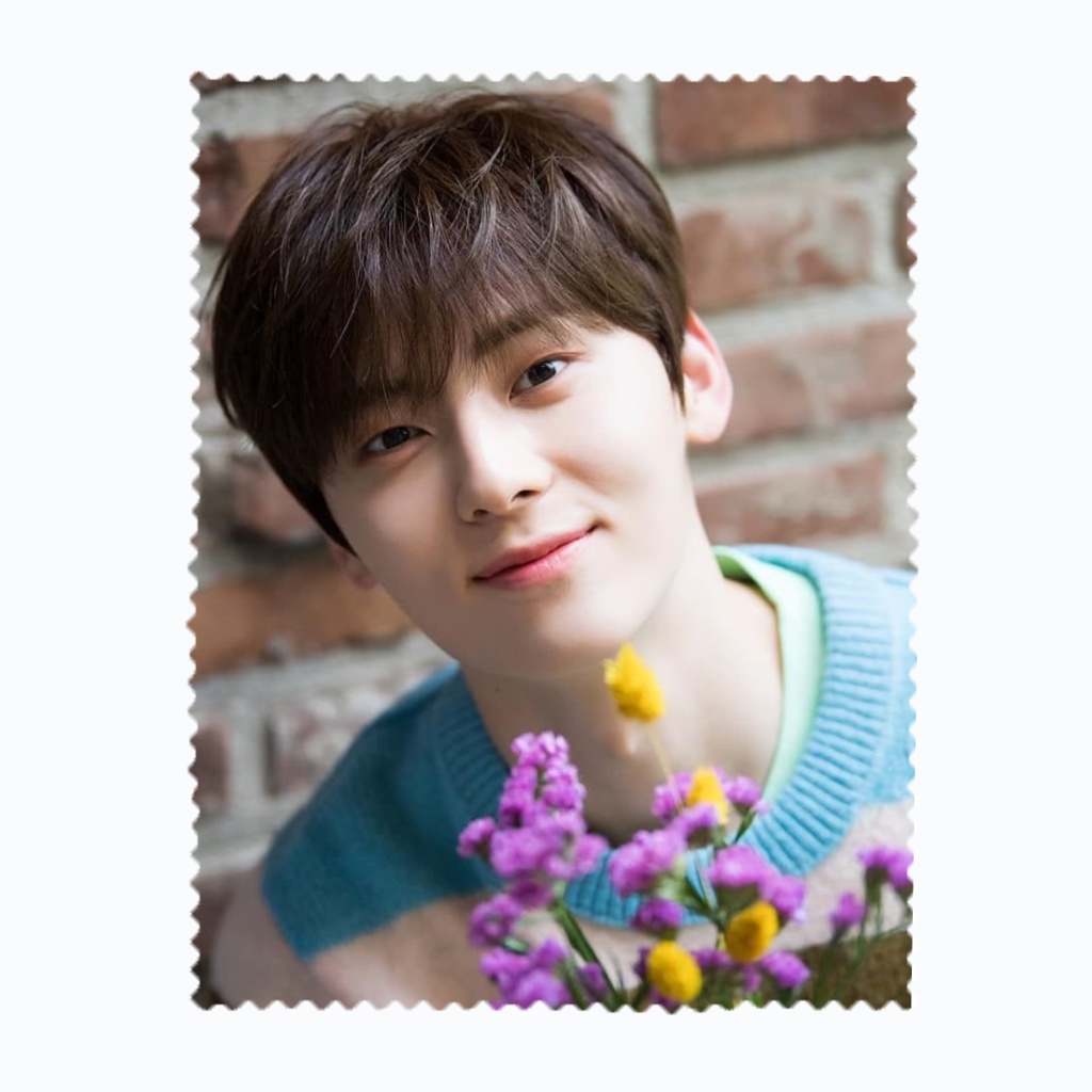 ผ้าเช็ดแว่นตา เช็ดเลนส์ ผ้าไมโครไฟเบอร์ ฮวังมินฮยอน มินฮยอน Hwang Minhyun NU'EST