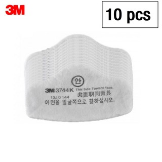 3M (10ชิ้น/ห่อ) แผ่นกรอง 3744K P2 Particulate Filter 3744