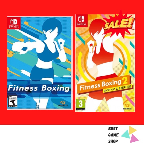 Fitness Boxing Nintendo Switch  Fitness boxing 2 Nintendo (ภาค 1 / ภาค 2) (ภาษาอังกฤษ) (สินค้าใหม่ มือ1)
