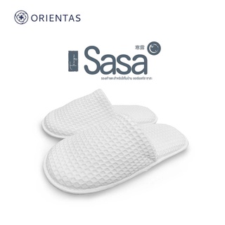 Orientas รองเท้าสลิปเปอร์ รุ่น Sasa รองเท้าใส่ในบ้าน สวมใส่สบาย ระบายอากาศได้ดี บรรเทาอาการรองช้ำ เส้นเลือดขอด รองเท้าแตะในบ้าน พื้นรองเท้ามีกันลื่น เพิ่มความปลอดภัย รองเท้าเสริมเมมโมรี่โฟม นุ่ม ขนาดฟรีไซส์ ใส่ได้ทั้งครอบครัว