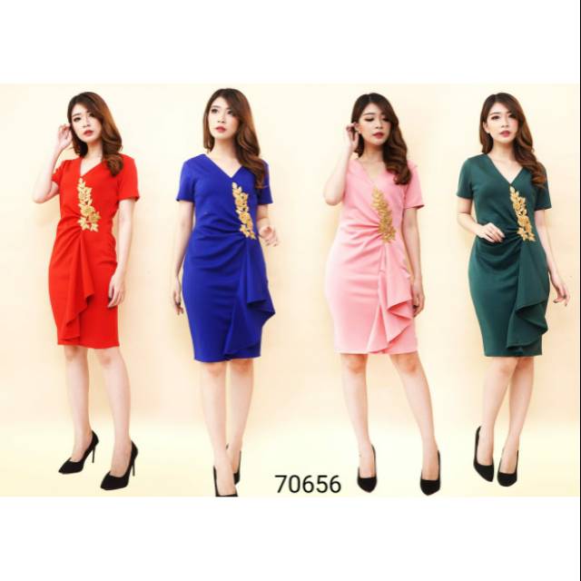 ชุดเดรส Scuba Galaxy 70656