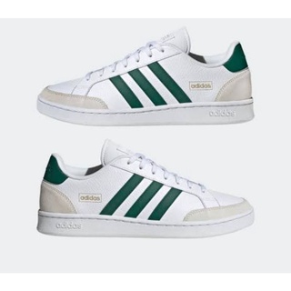 Adidas Grand Court SE ของแท้ สีขาว สีเขียว