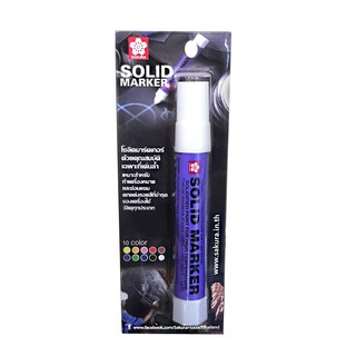 SOLID MARKER WHITE ปากกาโซลิคมาร์คเกอร์ สีขาว ปากกาและปากกาเคมี อุปกรณ์เครื่องเขียน ผลิตภัณฑ์และของใช้ภายในบ้าน SOLID MA