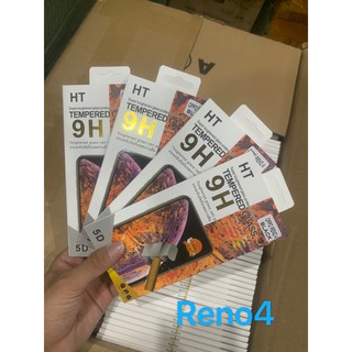 ht【ส่งจากไทย】ฟิล์มกระจกกาวเต็มReno 4