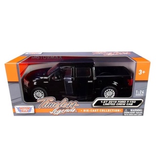 1:27 Timeless Legends รุ่น 2019 Ford F-150 Limited Crew Cab สีดำ [Motormax]