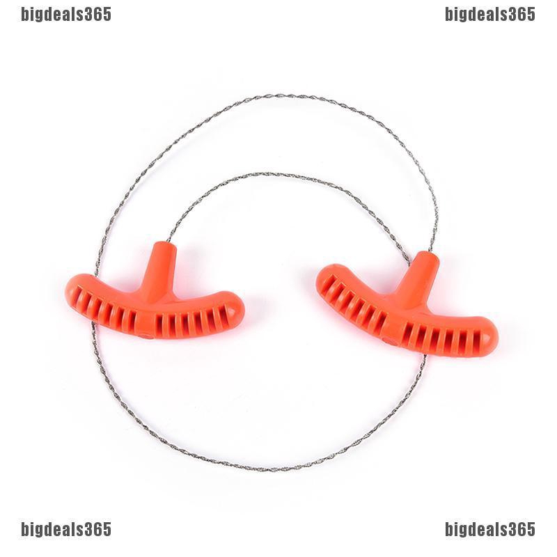 Portable Wire Saw With Handles - 12m 304 Stainless Steel Survival Saw For Camping & Outdoor