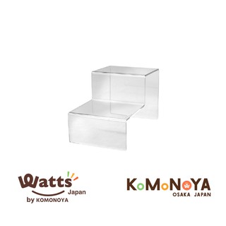 Komonoya ที่โชว์พลาสติกใส 2ชั้น 9x15.4x9 cm