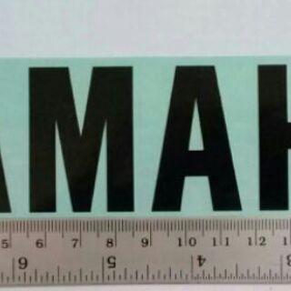 สติ๊กเกอร์ยามาฮ่า ตัวอักษรสีดำล้วน แท้ศูนย์ Sticker Yamaha