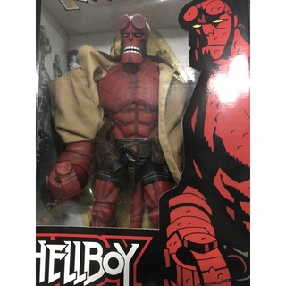 ของพร้อมส่ง 🇺🇸Mezco Hell Boy 18” ของแท้ สะสม แต่งบ้าน หุ่นfiggure ใหม่ไม่ได้แกะกล่อง