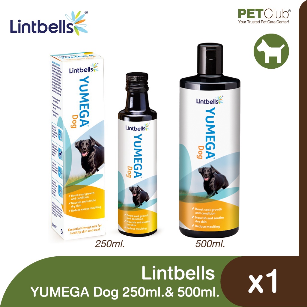 [PETClub] Lintbells - YUMEGA Dog ผลิตภัณฑ์อาหารเสริมบำรุงผิวหนังและเส้นขนสำหรับสุนัข