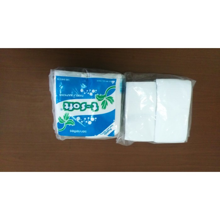 Tsoft กระดาษเช็ดปากชิ้น