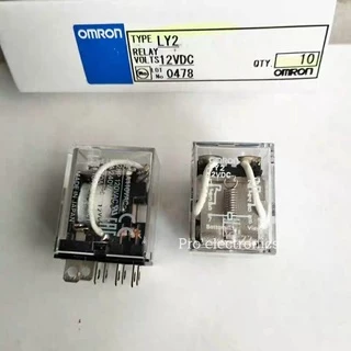 LY2 RELAY 12VDC , 24VDC,110V, 220VAC +Socket ได้ทั้งชุด