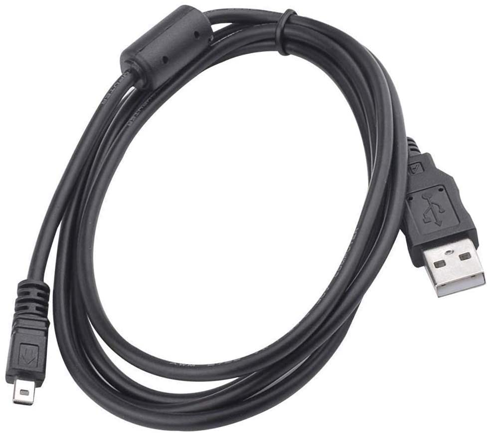 Uc-e6 USB Data Cable Replacement Camera UC-E16 UC-E17 8 Pin Transfer Cord เข้ากันได้กับ Nikon (1m/Bl