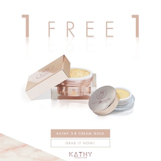 KATHY 3B Cream แป้งทิ้นกระแต ขนาด 20g ฟรี แป้งขนาด5กรัม