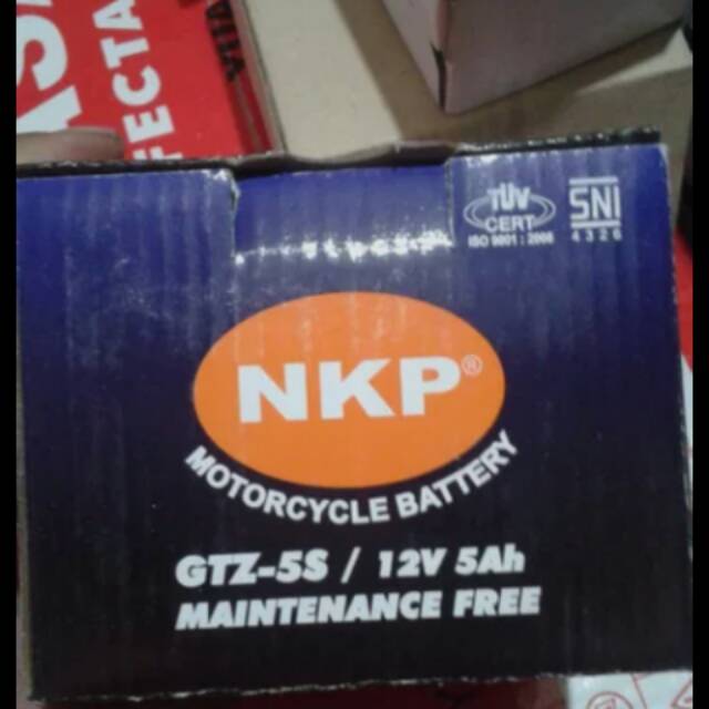 แบตเตอรี่รถจักรยานยนต์ gtz5s nkp beat spinning vario mio foul ฯลฯ