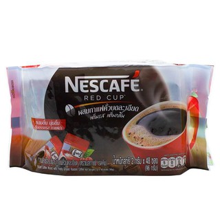 Nescafe Red Cup instant coffee mixed with ground coffee 2 grams, pack 48