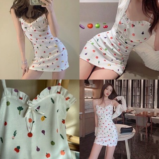 Mix fruit dress 🍑🍉🍒🍌🍊🍋