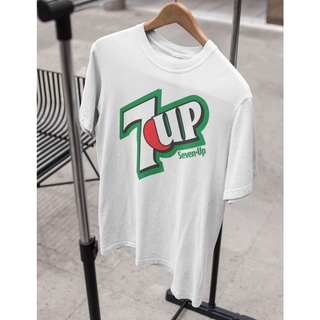 คอตต้อนคอกลม🔥ส่งด่วน ฮิตมว๊าก🔥 เสื้อยืด Unisex เสื้อคู่ 100%คอตต้อน comb รุ่น 7Up แบรนด์ Khepri ผ้านุ่ม ไม่หด รีดทับลา