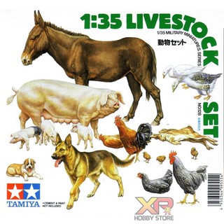 [Tamiya] 1/35 : Livestock Set (TA 35128)