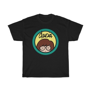 เสื้อยืดผู้ชายเสื้อยืด พิมพ์ลายโลโก้ Daria Sick Sad World สีขาว ไซซ์ S ถึง 3XL