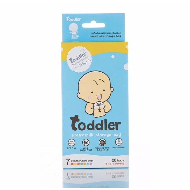 ถุงเก็บน้ำนม Toddler smile ขนาด 9 oz
