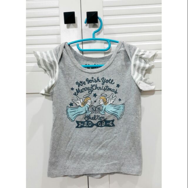 เสื้อยืด BABY shelterแท้100% ไซส์ 2-3y. แท้100% ผ้านุ่มนิ่ม