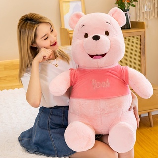 ▼☬（Ready stock）Cute pink Pooh bear plush toy super soft and big doll holiday gift baby pillow